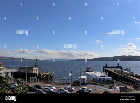 Dunoon Pier Scotland Stock Photo Alamy