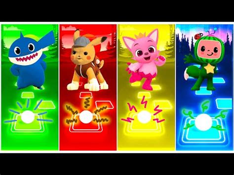 Pika Baby Shark Paw Patrol Pikachu Pinkfong Cocomelon Jeni