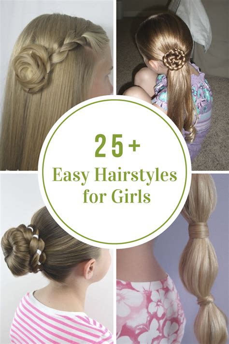 Easy Hairstyles For Girls The Idea Room