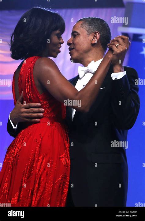 United States President Barack Obama Dances With First Lady Michelle