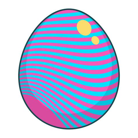 Easter Egg Cartoon Cute Design 22383209 Png