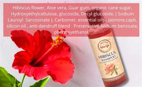 Hibiscus Shampoo Ayurvedic Herbal Shampoo For Hair Fall Urvija