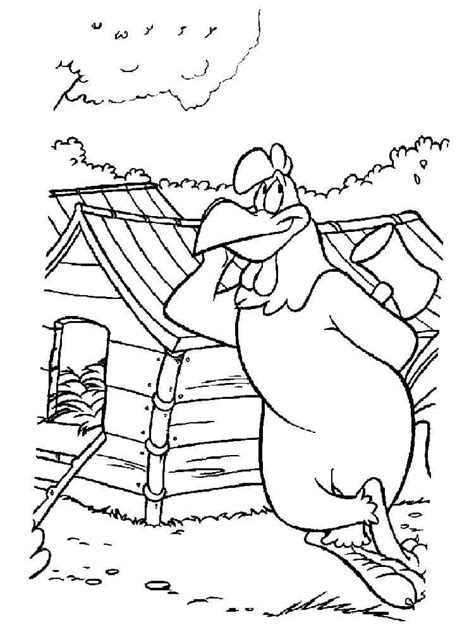 Foghorn Leghorn Looney Tunes Coloring Page - Free Printable Coloring ...