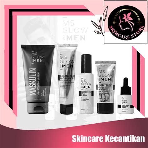 Jual Paket Wajah Perfect Ms Glow For Men Skincare Pria Ms Glow For