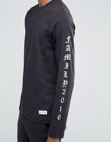 hype long sleeve  shirt  arm print  asos lookastic