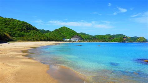 下阿蘇ビーチは景観・設備・水質の全てが揃った九州ナンバーワンのビーチ！ Shimoaso Beach Is The Number One Beatiful Beachin Kyushu