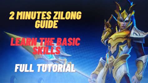 Zilong Minutes Guide How To Use Zilong Properly Master The Basics