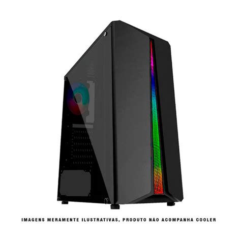 GABINETE GAMER PIXXO GF5523 S FONTE PRETOHD Store