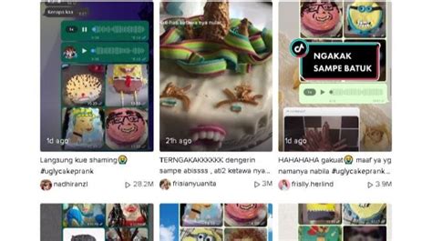 Mengenal Apa Itu Ugly Cake Prank Yang Viral Di Tiktok