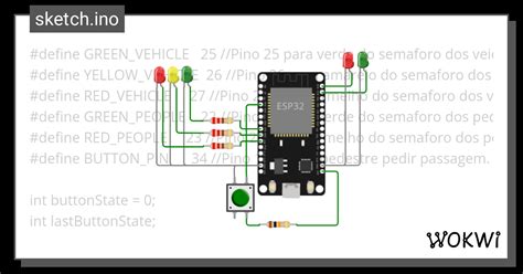 Semaforo Wokwi Esp Stm Arduino Simulator