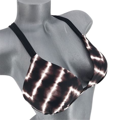 Hula Honey Swim Hula Honey Electric Tie Dye Pushup Bikini Top M