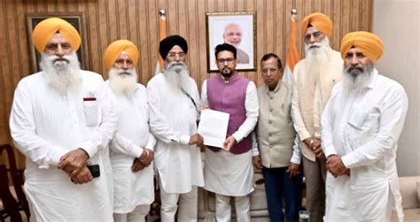 Gurbani Telecast Anurag Thakur Gives Full Support To SGPC To Set Up