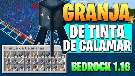 Minecraft Bedrock Granja De Calamares 116 🦑 Minecraft Pe Xbox