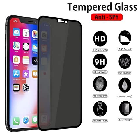 Jual Tempered Glass Anti SPY Xiaomi Redmi 7 8 12 Note 8 Note 9 Note 9