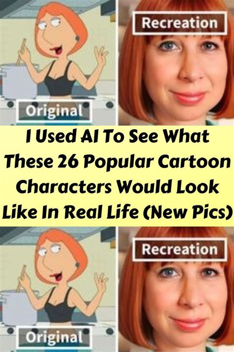 I Used Ai To See What These 26 Popular Cartoon Characters Would Look