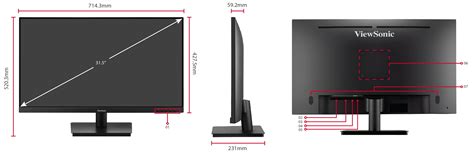 Viewsonic Va Mh Fhd Monitor With Built In Speakers Datasheet