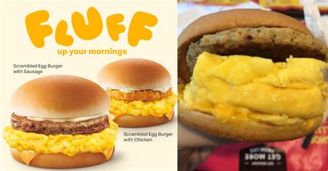 Mcdonald S S Pore Brings Back Scrambled Egg Breakfast Burger From Sep