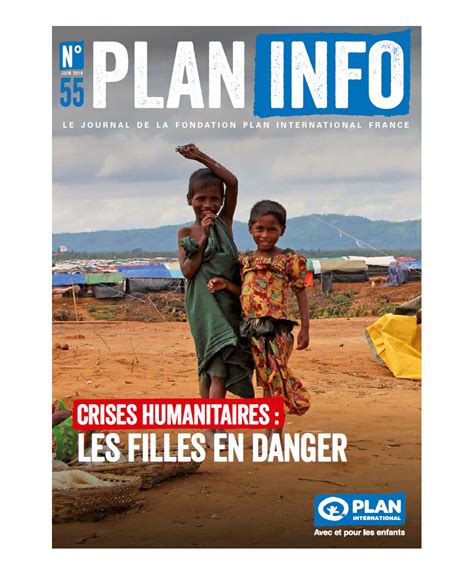 Crises Humanitaires Les Filles En Danger ONG Plan International France