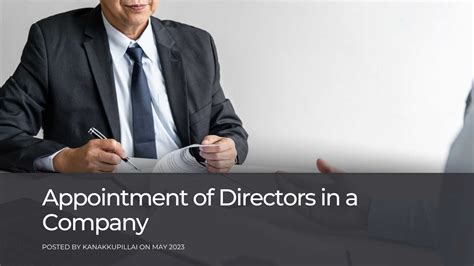 Appointment Of Directors In A Company Complete Guide