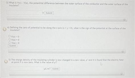 Solved An Infinitely Long Solid Insulating Cylinder Of Chegg