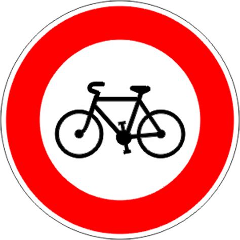 Panneau Accès Interdit Au Cycle B9b Commandez Sur Techni Contact Panneau Routier