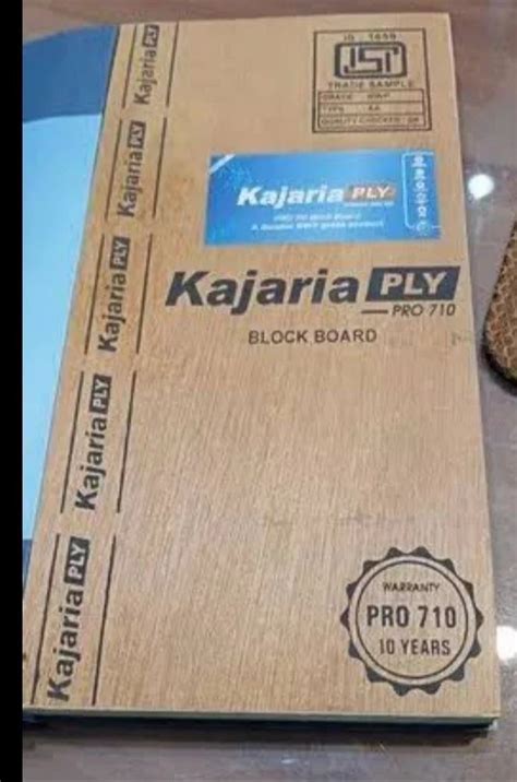 Teakwood 16mm Kajaria Pro 710 Ply Block Board For Furniture Size Sq
