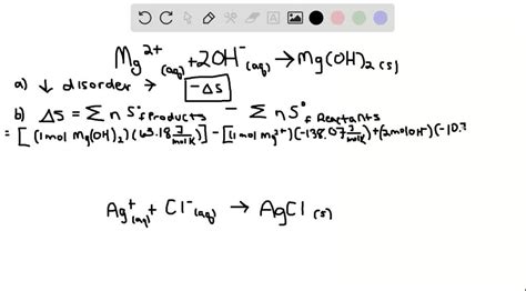 Solved Consider The Precipitation Reactions Described By The Following