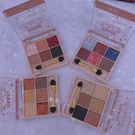 6 Colours Glitter Matte Eyeshadow Palette Long Lasting Glitter Nude Pigment Eyeshadow Makeup