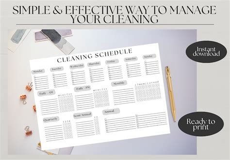 Adhd Chore Chart Adult Chore Chart For Adults Cleaning Checklist