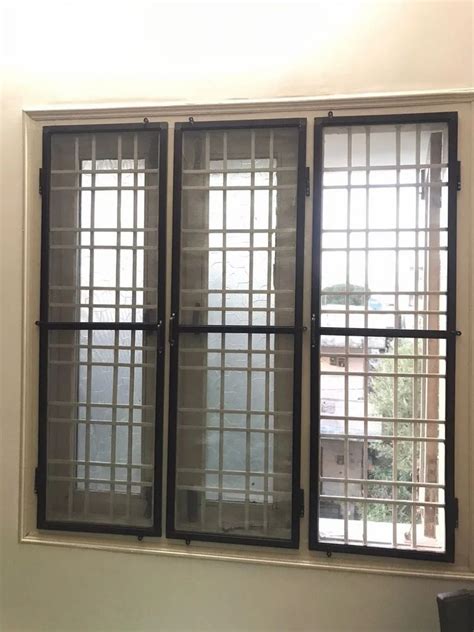 White Aluminium Mosquito Net Hinged Window At Rs Sq Ft In Hyderabad