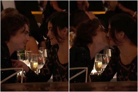 Timoth E Chalamet Y Kylie Jenner A Besos Durante La Pausa Publicitaria