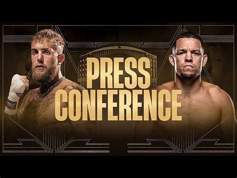 Nate Diaz vs. Jake Paul press conference: Nate Diaz vs. Jake Paul press ...