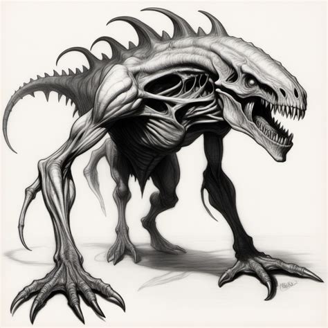 Pale Clawed Shadow Monster Stable Diffusion Online