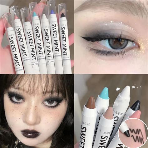 Diamond Lying Silkworm Pen Matte Brown Black Eyeliner Gel Pen Makeup