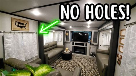 Easy RV Curtain Ideas No Sew No Holes Budget Friendly YouTube