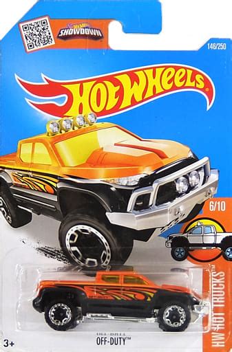 駿河屋 OFF DUTY オレンジブラックイエロー Hot Wheels HW HOT TRUCKS DHW D B ホットウィールhotwheels