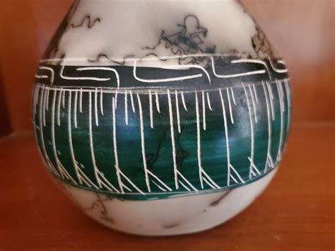 Navajo Wedding Vase Native American Horse Hair Pottery Ebay