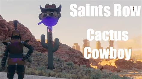 Saints Row Cactus Cowboy Collectible YouTube