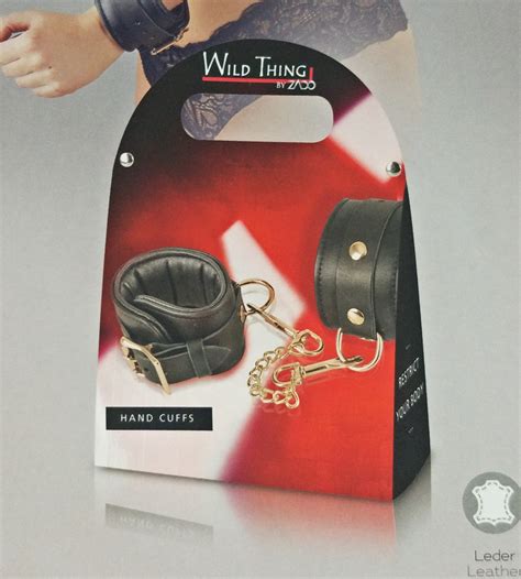 Zado Wild Thing Handfesseln Leder Lixx Lingerie