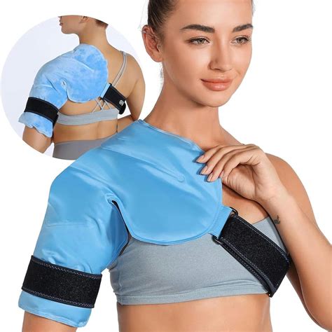 Gxcz Shoulder Ice Pack Rotator Cuff Cold Therapy Pain Relief Reusable