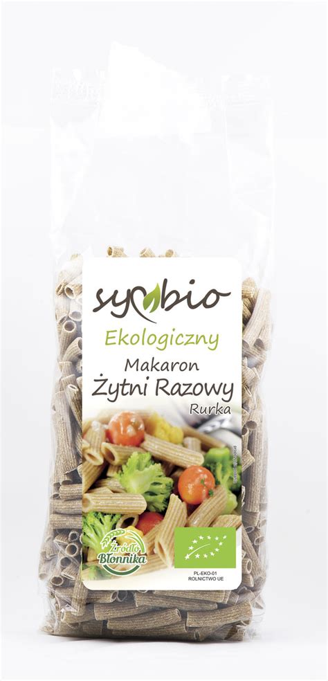 MAKARON RAZOWY ŻYTNI RURKA BIO 400 G SYMBIO Sklep EMPIK