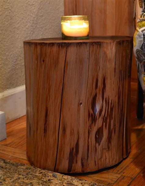 Restylerestorerejoice Diy Tree Stump Side Table Tree Stump Furniture