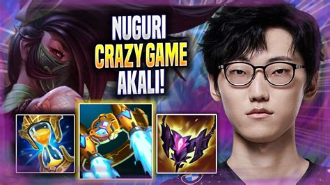 Nuguri Crazy Game With Akali Nuguri Plays Akali Top Vs Irelia