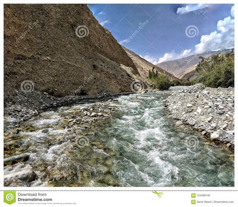 Rivers of Ladakh stock photo. Image of flow, water, rivers - 124589146