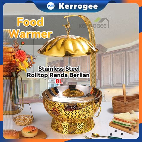 Jual Rolltop Renda Berlian Food Warmer 8l Renda Berlian Kenduri