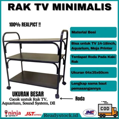 Rak Tv Indah Besi Berkualitas Lazada Indonesia