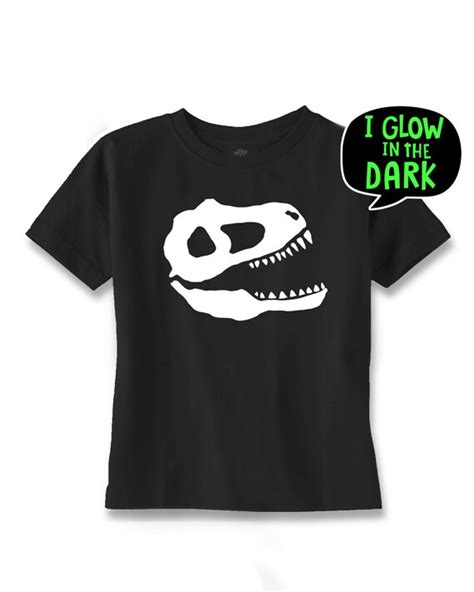 Dinosaur t shirt GLOW in THE DARK dinosaur t shirt by cadetseven