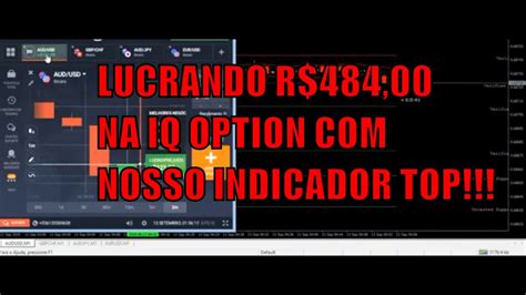 IQ OPTION AO VIVO Lucrando R 484 00 nosso INDICADOR de OPÇÕES