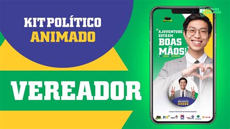 Marketing Político Para Candidato A Vereador Pack De Stories Animados