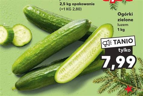 Promocja Ogórki zielone 1kg Kaufland